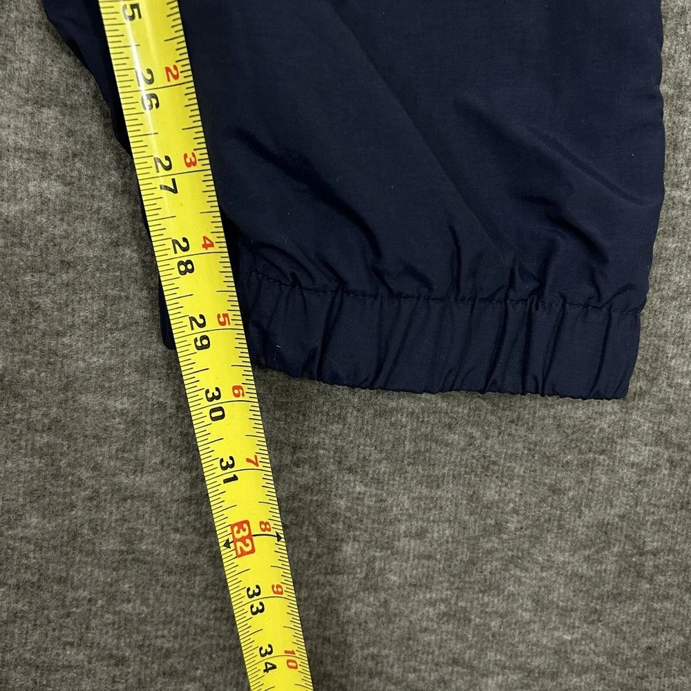 Vtg Eddie Bauer‎ Rain Pants Men's Medium Navy Waterproof Outdoor Seam Sealed
